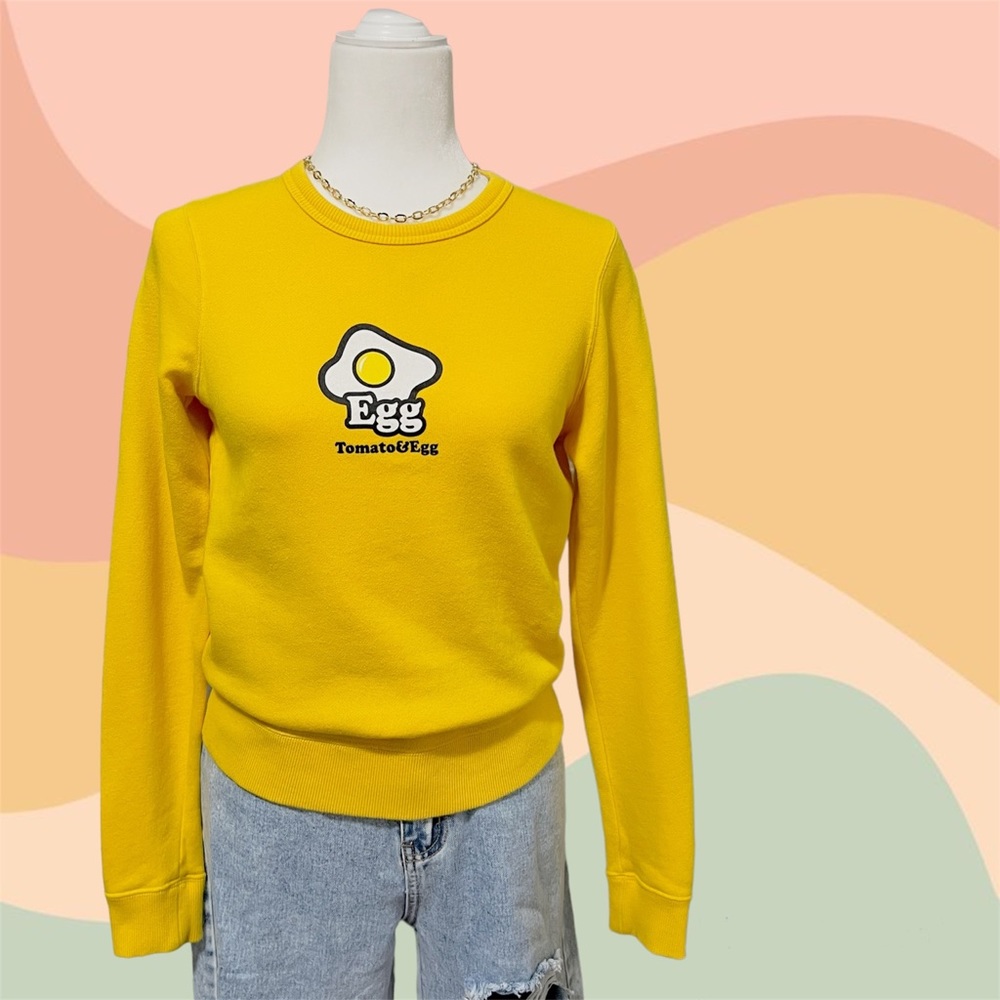Happy Tee Tomato & Egg Sweatshirt 🍅🍳
